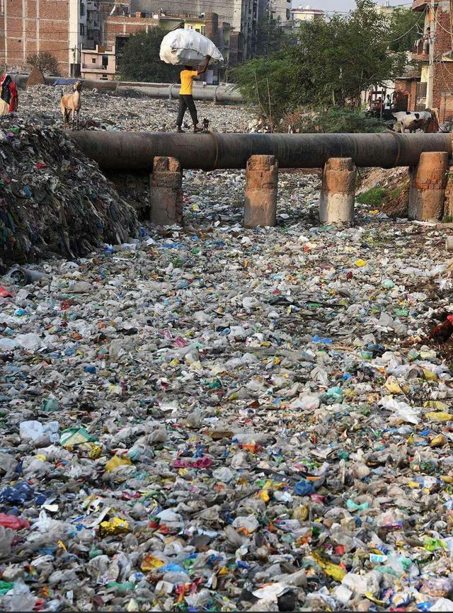 What Hindus do to rivers in real life.