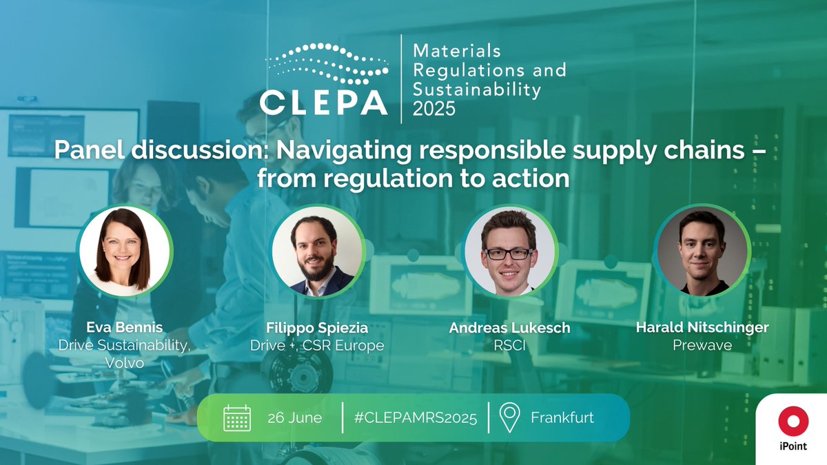 🚗 How are EU auto suppliers tackling complex regulations &amp; boosting supply chain transparency? 

Join us 26 June at #CLEPAMRS2025 for insights on: 
 🔍 Supply chain due diligence 
 🔧 Implementation strategies
 🔗 Traceability tools 

Register: clepa.eu/events/clepa-m…