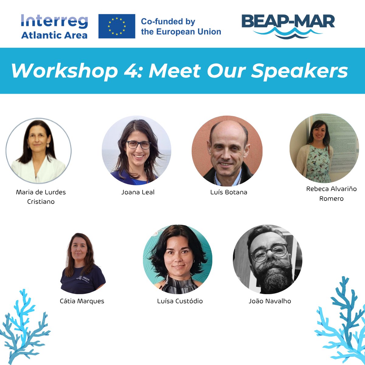 It’s not too late to register for BEAP-MAR Workshop 4, taking place tomorrow!

🌊 Blue Bioeconomy in the Atlantic Area – New Products from Marine Organisms
🗓️ Friday, 6th June
🕙 10:00 (UK, Ire, Portugal) | 11:00 (Spain, France)
📍 Online
🔗 Register: beap-mar.eu/workshop-4-jun…