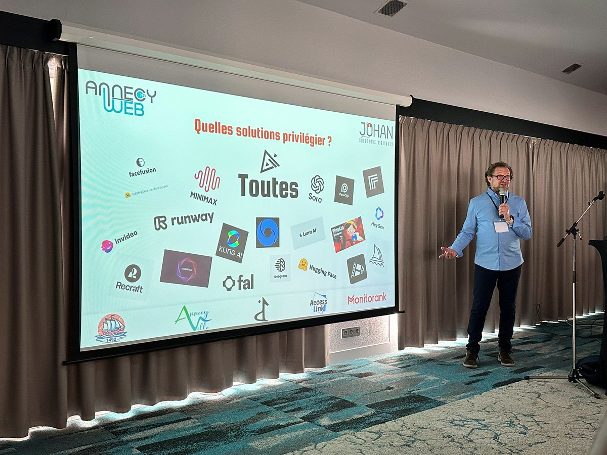 Michaël TURCAN☀️- Consultant SEO Marseille 🚀😎🚀 (@turcanmichael) on Twitter photo Super update des solutions vidéos IA by <a href="/mrgris/">Johan Puisais 🇺🇦 🇪🇺 🇫🇷</a> #AnnecyWeb #AnnecyWeb2025 Super update des solutions vidéos IA by <a href="/mrgris/">Johan Puisais 🇺🇦 🇪🇺 🇫🇷</a> #AnnecyWeb #AnnecyWeb2025