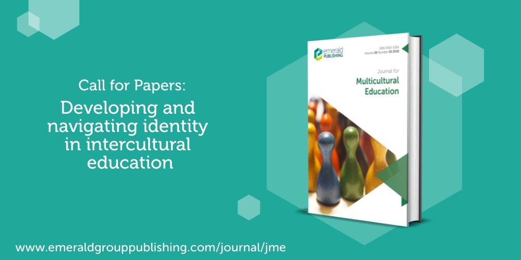 📢 Call for Papers! Journal for Multicultural Education invites papers for a special issue, Developing and navigating identity in intercultural #education. Find out more here bit.ly/4jmXUWY #JME