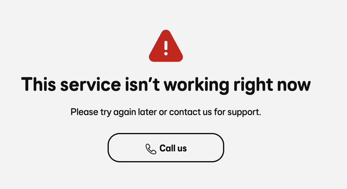 Hey <a href="/EE/">EE</a> I have no service on my phone today, went to your site to check for service issues and got this. Could you please, uhm, check things on your end? Thank you!