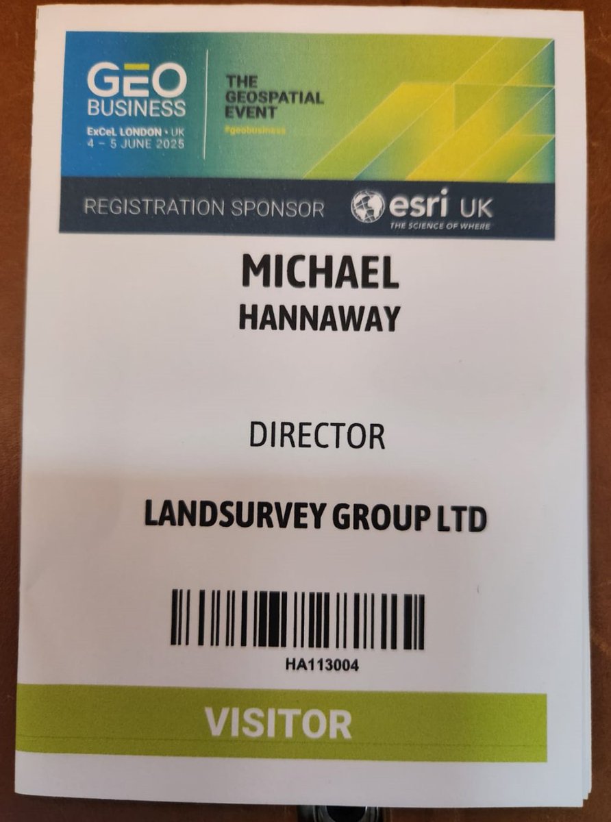 Looking forward to meeting friends and contacts at #GEOBusiness2025,  Barry Bassnett, Nick Blenkarn, Charles Jennings, Gary Harrison, the guys from #3Dsurvey &amp; #TersusGNSSInc.

Any contacts feel free to come up and say hello to me, I would love to meet you in person.