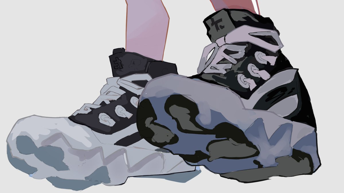 __m46_u's tweet image. 靴描くの好き