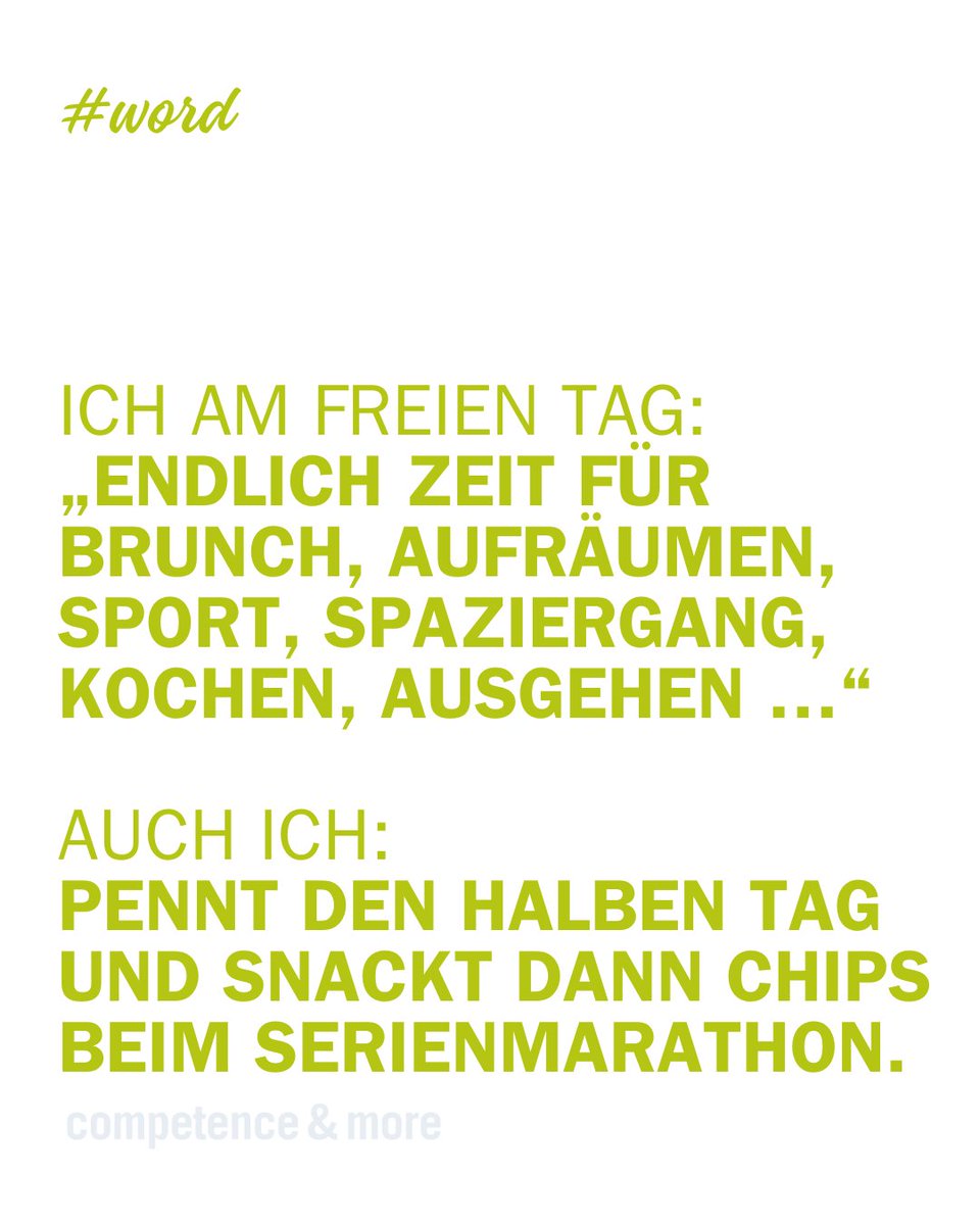 competencemore's tweet photo. Ob der Halbmarathon beim Laufen oder Bingen – alles hat seine Daseinsberechtigung. 😅
(Schritte machen wir in der Schicht eh schon genug)

Das "Wie" unserer Freizeit gestalten wir nach unserem Belieben – warum nicht auch das "Wann"? #lassdichleasen 😊 https://t.co/yRKPy8kbda