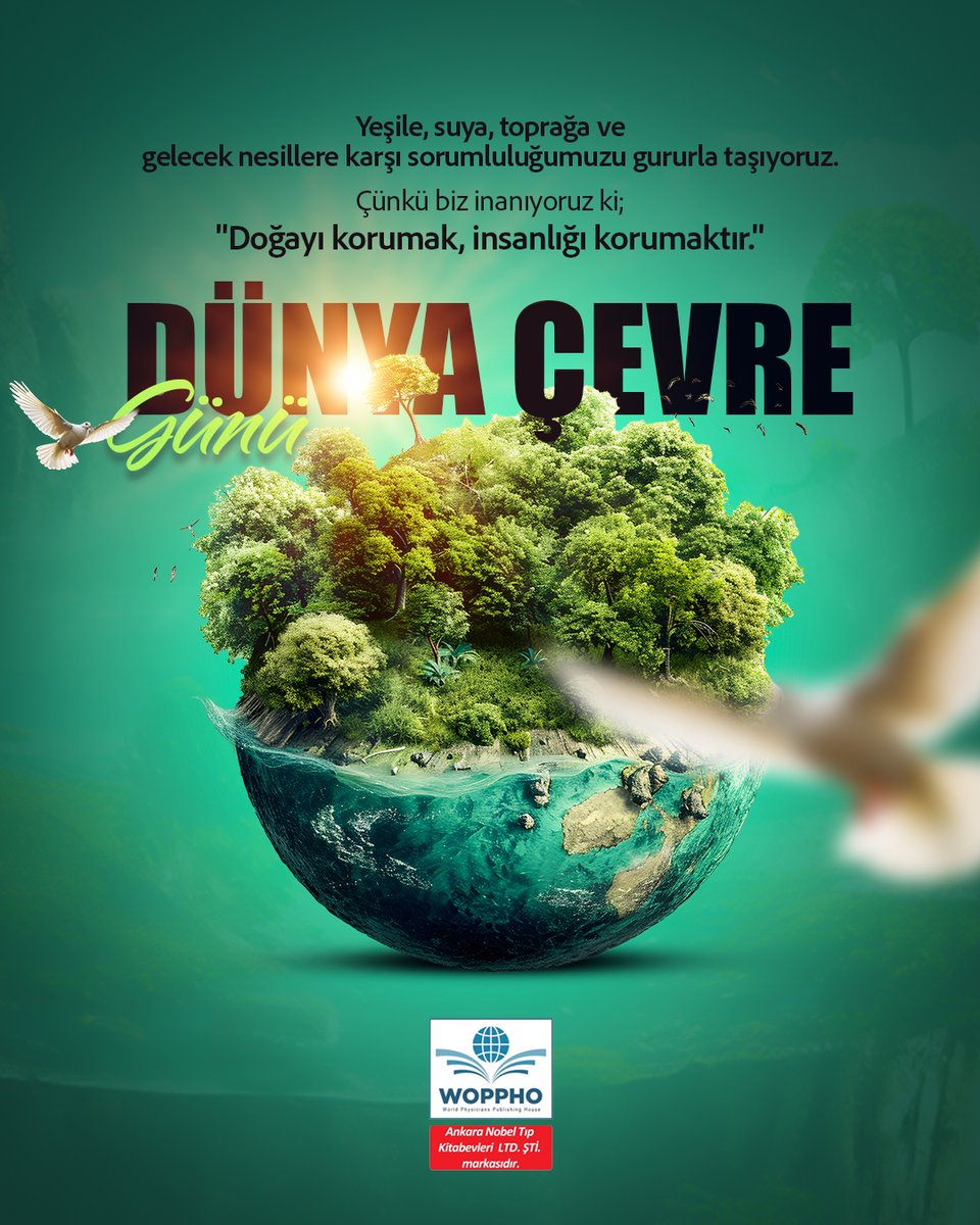 NobelTipKitabev's tweet photo. Yeşile, suya, toprağa ve gelecek nesillere karşı sorumluluğumuzu gururla taşıyoruz.
Çünkü biz inanıyoruz ki: “Doğayı korumak, insanlığı korumaktır.”

5 Haziran Dünya Çevre Günü

#dünyaçevregünü #çevre #doğa #çevregünü #farkındalık https://t.co/AFTy1JeTlK