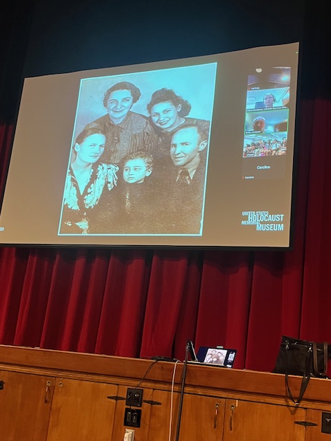 WVMSDragons's tweet image. WVMS 8th graders have been studying the Holocaust, impact of injustice, and being agents of change. Last week, they joined a powerful live session with Holocaust Survivor Andy Jampoler, in partnership with the U.S. Holocaust Memorial Museum #WVMS #LMSD