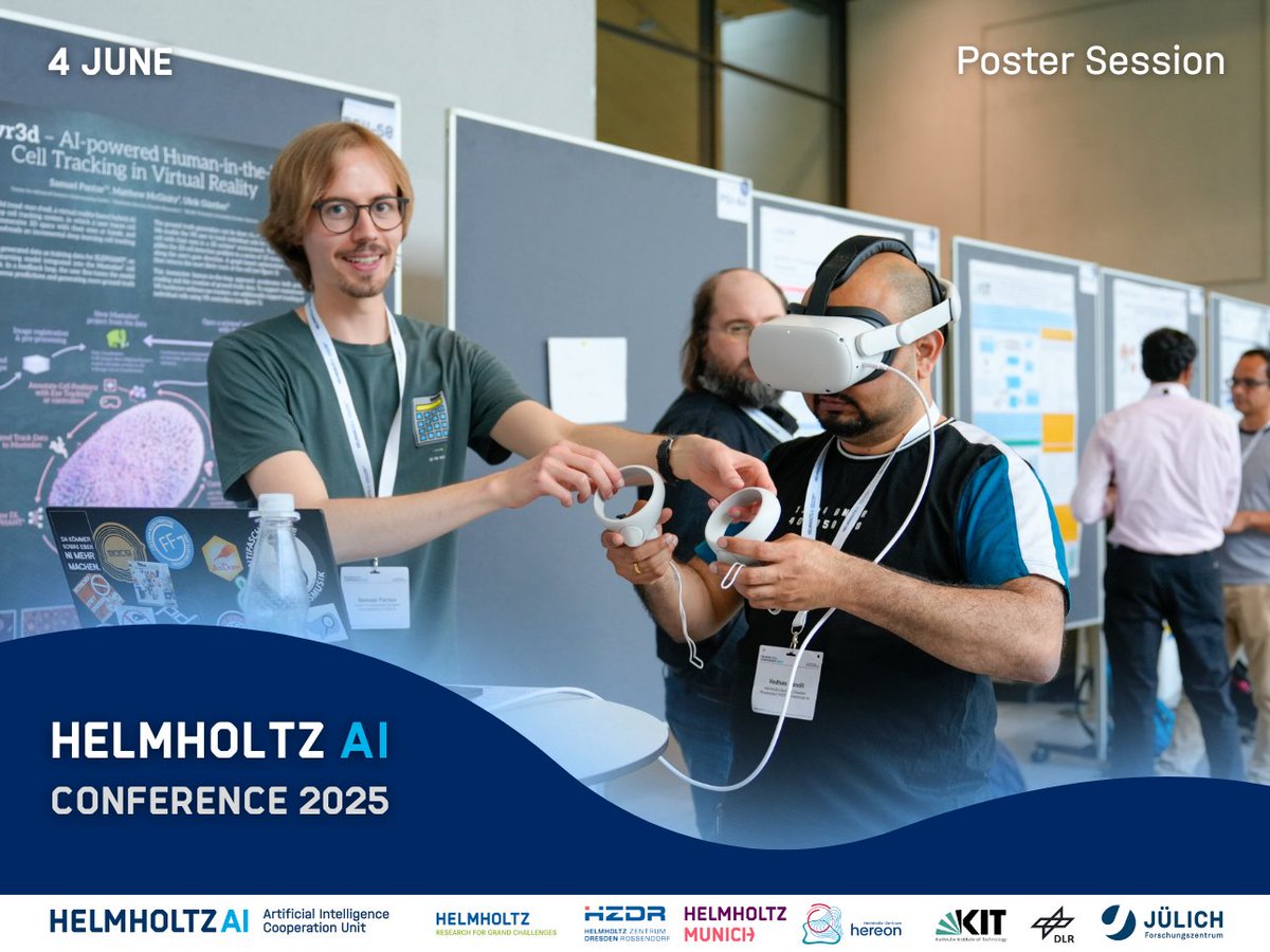 helmholtz_ai's tweet image. 💥 DAY TWO of #HAICON25 delivered!
From AI in imaging & climate to agri-robotics & law, applied research took the spotlight. 👏 Ribana Roscher’s keynote on AI in sustainable crop production took place, followed by a panel discussion. Finished with posters & dinner at BBB!