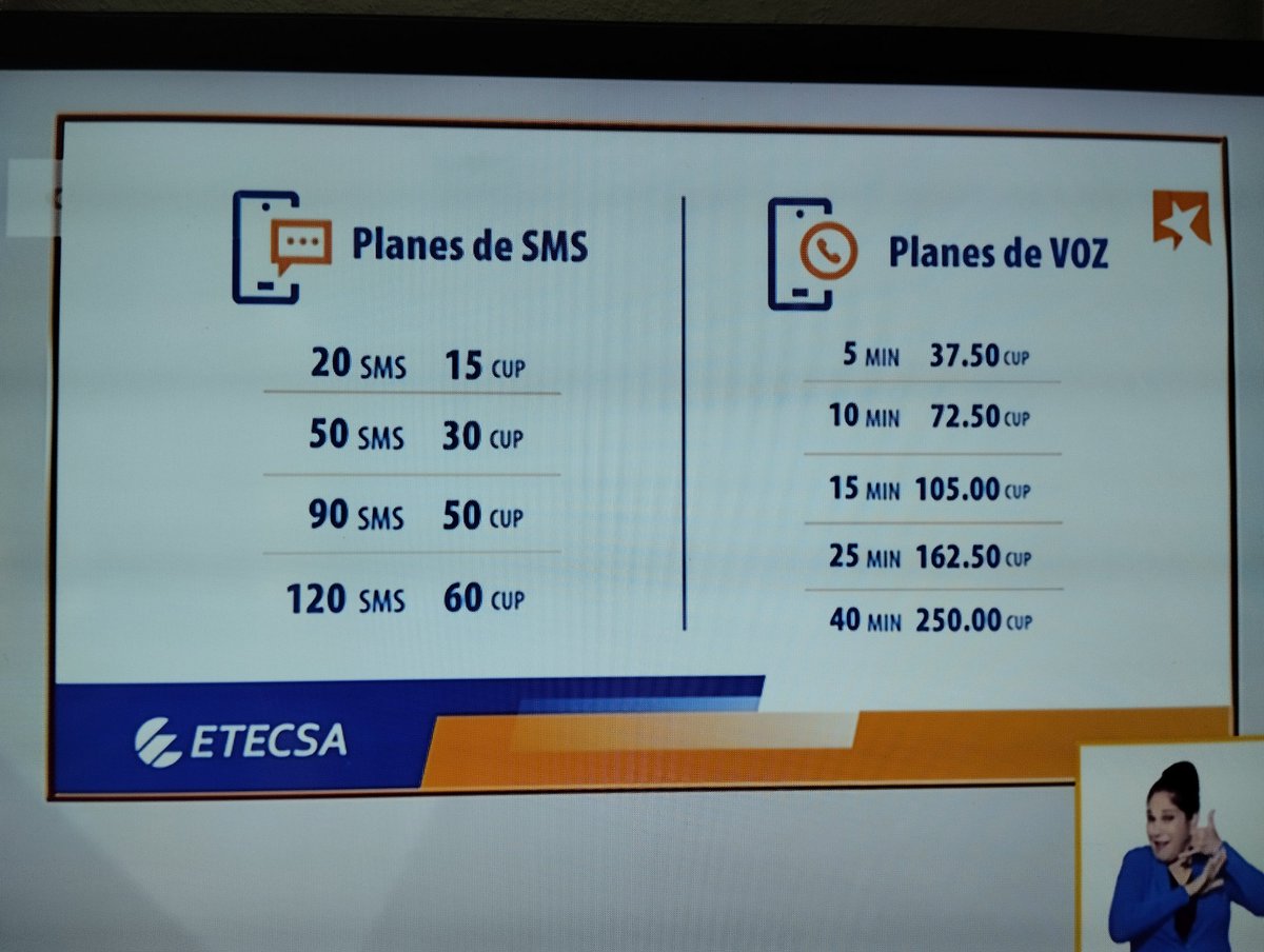 HectorJCMyb's tweet photo. #EtecsaConCuba se recomienda a la población adquirir primero el paquete combinado de 120 pesos y, de necesitar más datos, el de 240 pesos.Para servicios de **voz y SMS, la mejor opción es utilizar el #MonederoMóvil o #Transfermóvil 
#JuntosPorMayabeque #UnidosPorCuba @BequeMaya https://t.co/AQom9uOsbb