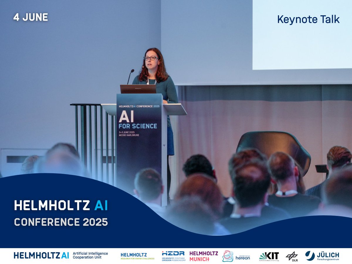 helmholtz_ai's tweet image. 💥 DAY TWO of #HAICON25 delivered!
From AI in imaging & climate to agri-robotics & law, applied research took the spotlight. 👏 Ribana Roscher’s keynote on AI in sustainable crop production took place, followed by a panel discussion. Finished with posters & dinner at BBB!