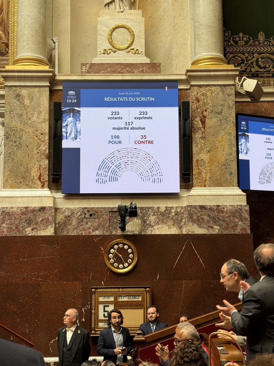 Olivier Faure (@faureolivier) on Twitter photo Pour la première fois depuis 3 ans l’assemblée nationale pouvait se prononcer sur la réforme des retraites. Le résultat est sans appel. Il n’y a toujours pas de majorité pour soutenir la réforme Borne. La résolution des <a href="/deputesGDR/">Députés GDR</a> pour un retour à 62 ans a été adoptée. Pour la première fois depuis 3 ans l’assemblée nationale pouvait se prononcer sur la réforme des retraites. Le résultat est sans appel. Il n’y a toujours pas de majorité pour soutenir la réforme Borne. La résolution des <a href="/deputesGDR/">Députés GDR</a> pour un retour à 62 ans a été adoptée.