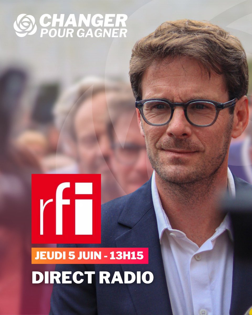 En ce jour de vote, retrouvons-nous sur <a href="/RFI/">RFI</a> à 13h15 pour évoquer le congrès du <a href="/partisocialiste/">Parti socialiste</a> avec notre rassemblement <a href="/Changer_PS/">Changer pour gagner 🌹</a>.