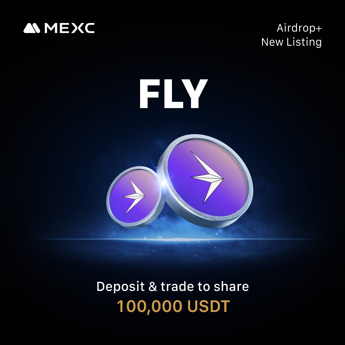 MEXC_Listings (@mexc_listings) on Twitter photo 🪂 #MEXC $FLY #Airdrop+ Online NOW 🪂
🔹 $FLY <a href="/flytrade_/">Fly (prev. Magpie Protocol)</a>
🔹 Spot Trading: Jun 6, 2025 (Trading will open once liquidity meets requirement)
🎁 Reward Pool: 100,000 $USDT
👇Deposit & Trade to share the prize pool
mexc.com/token-airdrop/…
👇Learn more
mexc.com/support/articl… 🪂 #MEXC $FLY #Airdrop+ Online NOW 🪂
🔹 $FLY <a href="/flytrade_/">Fly (prev. Magpie Protocol)</a>
🔹 Spot Trading: Jun 6, 2025 (Trading will open once liquidity meets requirement)
🎁 Reward Pool: 100,000 $USDT
👇Deposit & Trade to share the prize pool
mexc.com/token-airdrop/…
👇Learn more
mexc.com/support/articl…
