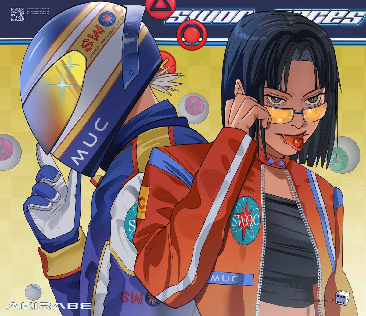 akirabe_art's tweet photo. Racers #originalcharacter https://t.co/ONPdF5bRKX