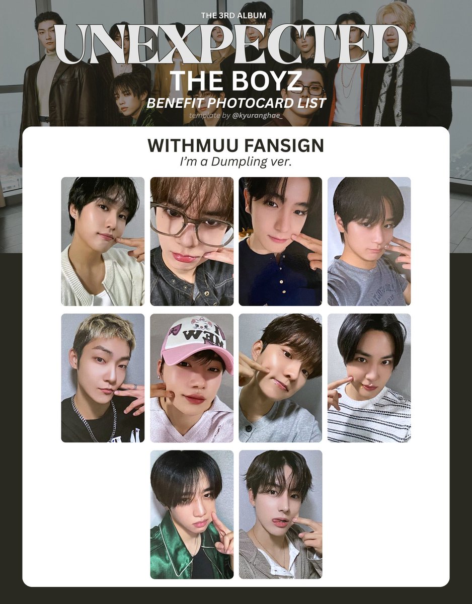 nikastheB's tweet image. PLS HELP RT🙏
[WTS/PH GO] TBZ &amp;lt;UNEXPECTED&amp;gt; ALBUM

up! 3 slots avail for sealed KIWEE ver. album, pls dm to mine 😊

💸kiwee album + FREE withmuu i'm dumpling ver. pob = ₱680

✅️all in price
📦ETA: mid July
🗓DOP: 7/5
‼️will push thru if all slots are taken