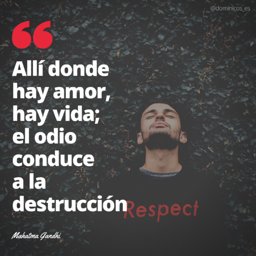 dominicos_es's tweet photo. ‘Allí donde hay amor, hay vida; el odio conduce a la destrucción’ Mahatma Gandhi

#FelizJueves #FelizJuevesATodos https://t.co/EHqRrZrFjD