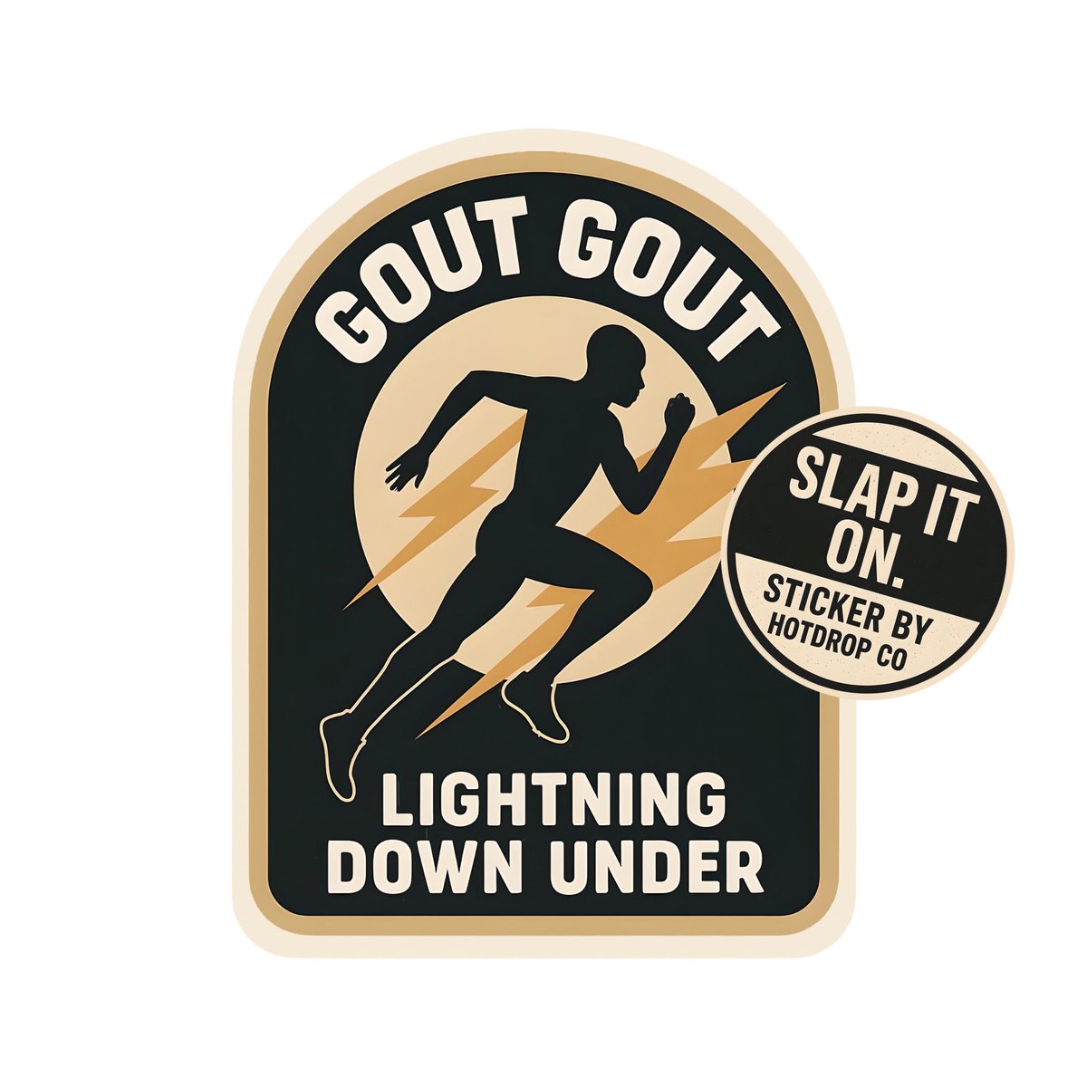 GOUT GOUT.
You heard the name. Now wear the lightning. ⚡️
⁠
“Australia’s sprinting sensation” just got a sticker.
Zero likeness, all legend.
⁠
🏃‍♂️ HotDropCo - running on headlines.
👉 redbubble.com/people/HotDrop…

#GoutGout #LightningDownUnder #Olympics2025 #StickerDrop #HotDropCo