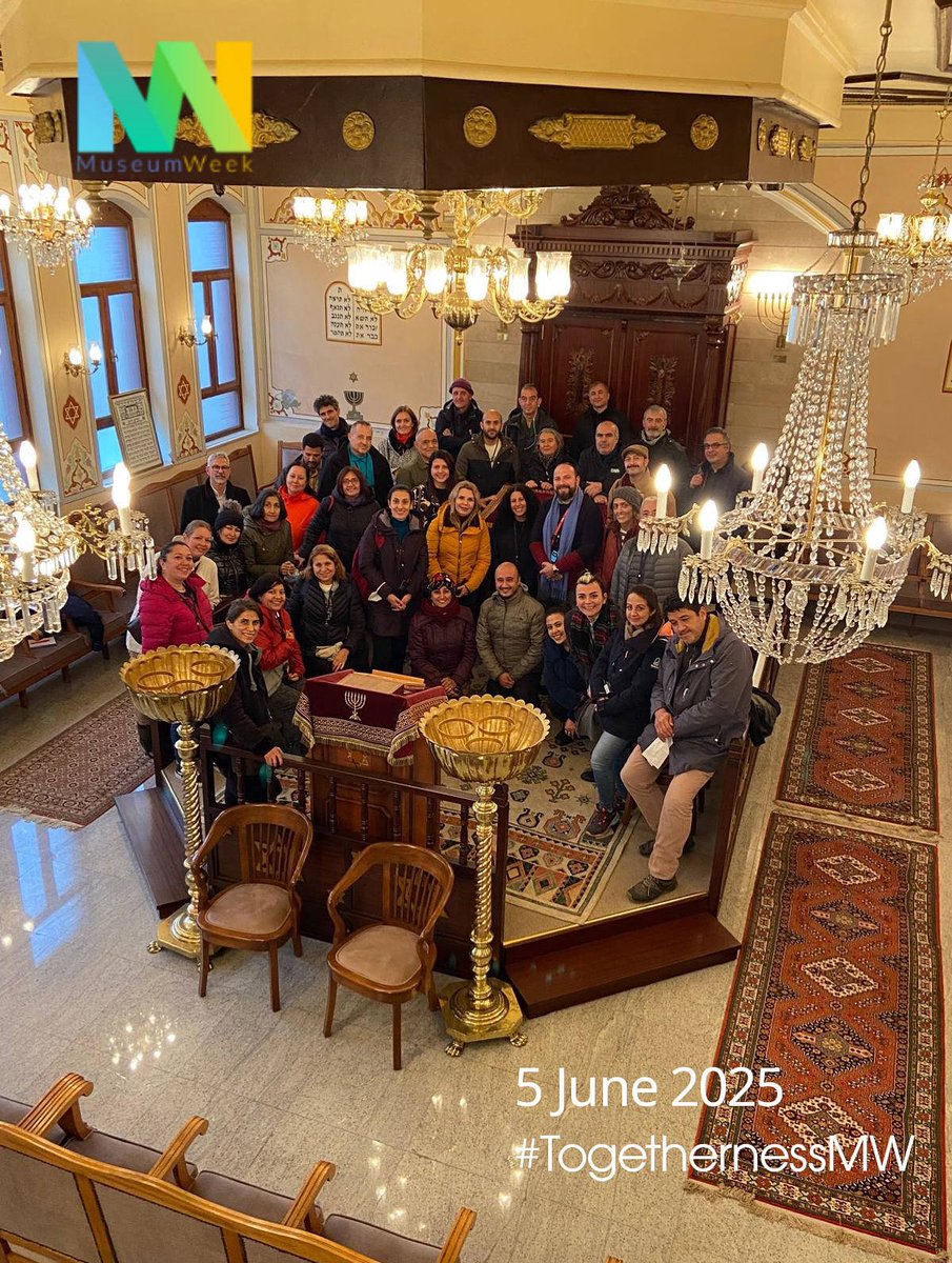 Birliktelik #togetherness #museumweek🏛️🌏  Kuzguncuk Sinagogu’nda İstanbul Rehberler Odası ile eğitim gezisinden