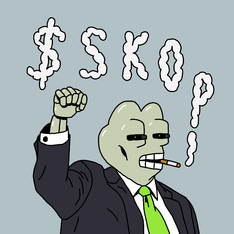 SkopToken's tweet photo. GM $SKOP βοΈπ
Smiling skulls donβt fear market crashes. They've already lost their heads. π€£
#SKOP in force.πΈππ₯
#SkullOfPepe #SkopInForce #SkullVibes https://t.co/BRqVH8kt8O