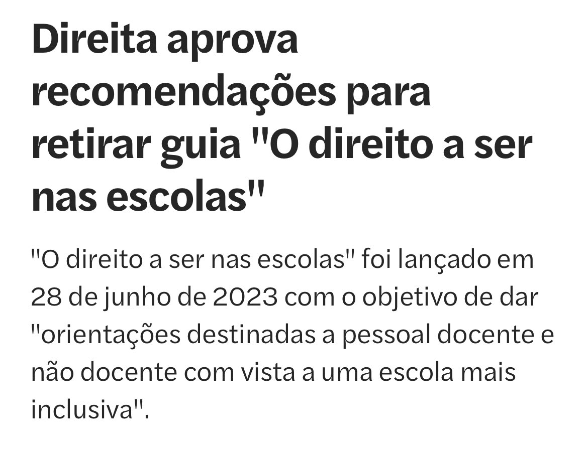 Dizer-se “do direito a cada um fazer o seu caminho e escolher a forma como vive a sua vida” tem piada porque esta é a líder parlamentar que votou a favor de retirar o guia Direito a SER nas Escolas.

“Liberdade” mas só para alguns.