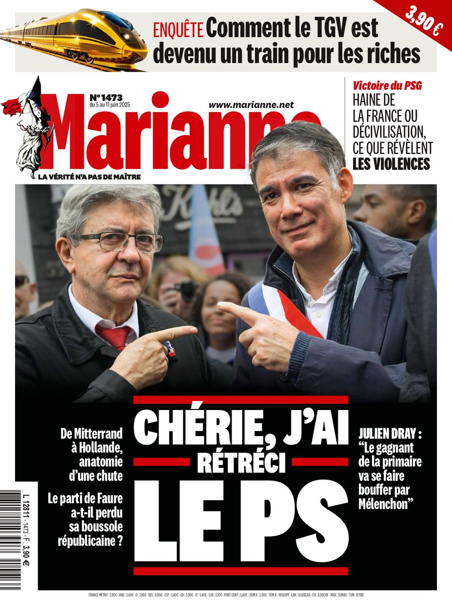 Jean-François Guyot (@jfguyot) on Twitter photo #une <a href="/MarianneleMag/">Marianne</a> #une <a href="/MarianneleMag/">Marianne</a>