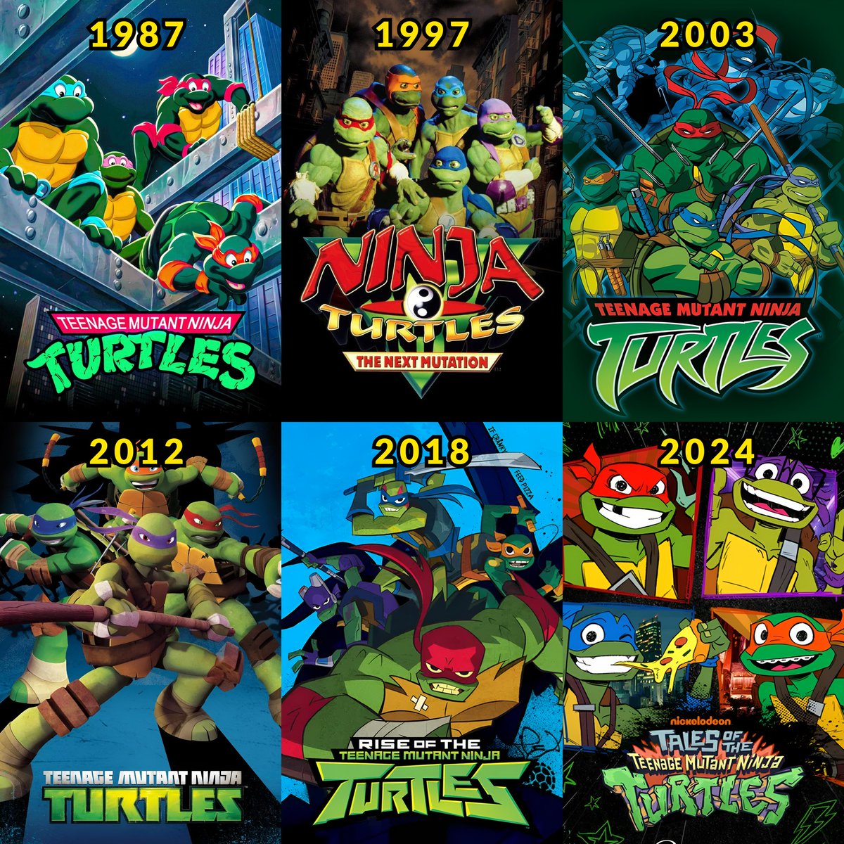 TheOldTurtleDen's tweet photo. What's your favorite Teenage Mutant Ninja Turtles TV series? https://t.co/fed6WzdhhA