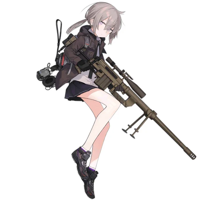 #原作の隣に自分の絵を貼る #M200 #GFL #ドルフロ2 "ホンモノ"志向お絵描きロボです。ヨロシクネ