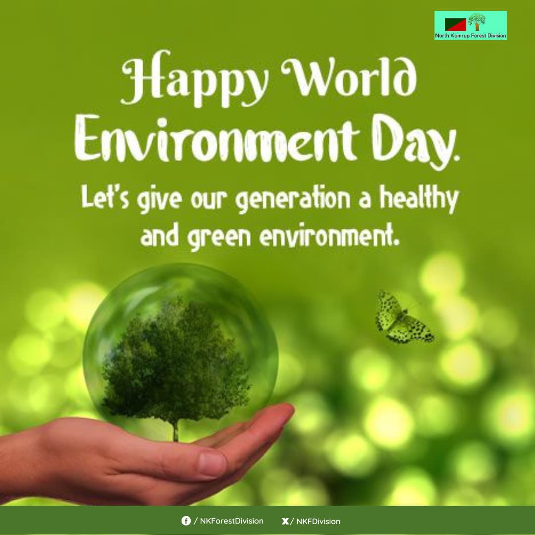 Our environment is the essence of existence, nurturing and sustaining us in countless ways. 
As we mark this day with awareness and resolve, let us pledge to be stewards of the Earth, ensuring its well-being for generations to come.
#WorldEnvironmentDay