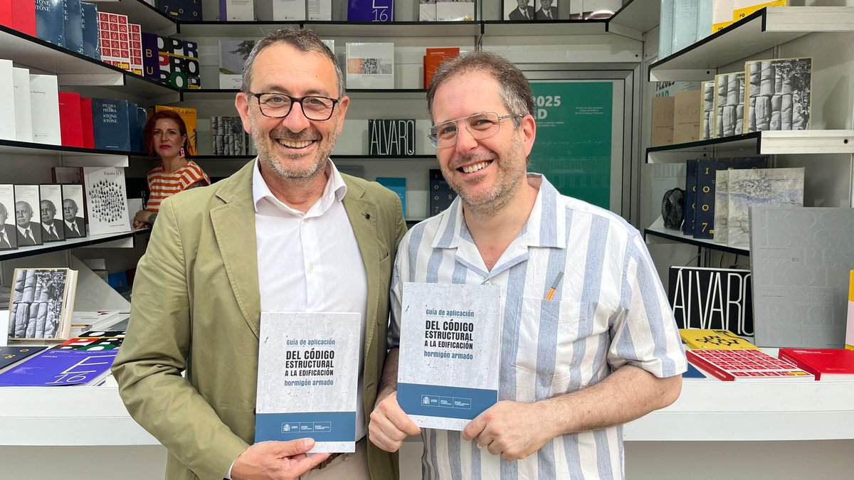 Disponible la Guía de Aplicación de Aplicación del Código Estructural, editada por <a href="/viviendagob/">Ministerio de Vivienda y Agenda Urbana</a>. Autores:  Alejandro Calle y <a href="/jc_arroyo/">Juan Carlos Arroyo Portero</a>, presidente de Calter.
Está en el stand del Ministerio en la Feria del Libro y se puede descargar la versión online: codigotecnico.org/Guias/GuiaCE.h…