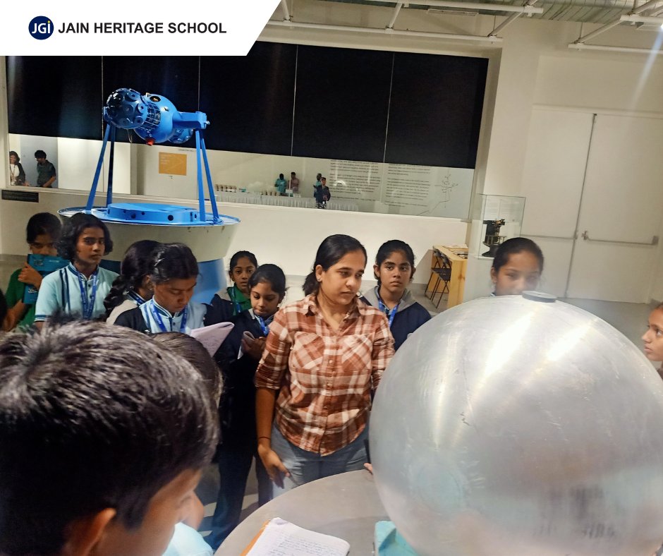 Students of Grade 7 A &amp; B from JAIN Heritage School had an inspiring educational trip to the Science Gallery Bengaluru on May 30, 2025. 
#JHSExperientialLearning #JHS #JAINHeritageSchool
