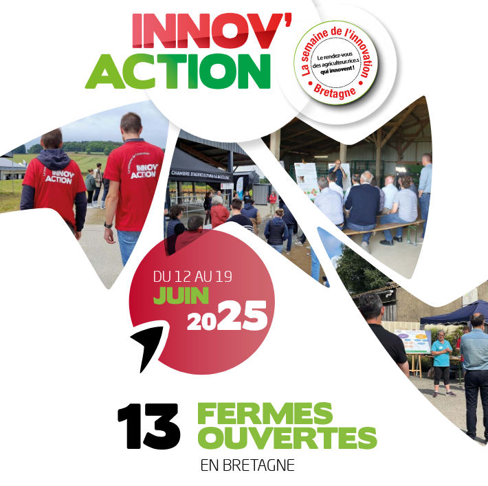 🚜 Innov’Action 2025 ! Du 12 au 19 juin, 13 fermes et un centre de recherche ouvrent leurs portes pour partager leurs innovations agricoles :
➡️Pratiques durables
➡️ Autonomie énergétique
➡️ Bien-être animal
➡️ Meilleures conditions de travail
 👉 tinyurl.com/2j4fvytm