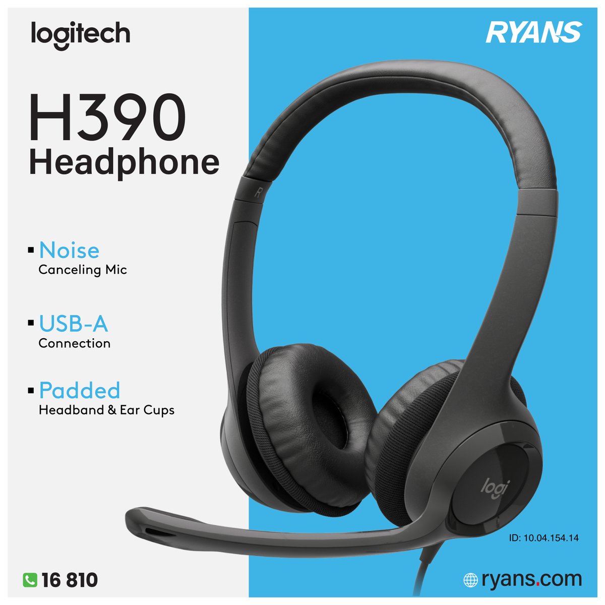 RyansComputers's tweet image. Experience crystal-clear calls and immersive sound with the Logitech H390 USB Black Computer Headphone! 🎧
Upgrade your work and play setup today!
ryans.com/logitech-h390-…

📞 Call us at: 16810

#RyansComputers #LogitechH390 #NoiseCancellingMic #USBHeadphones