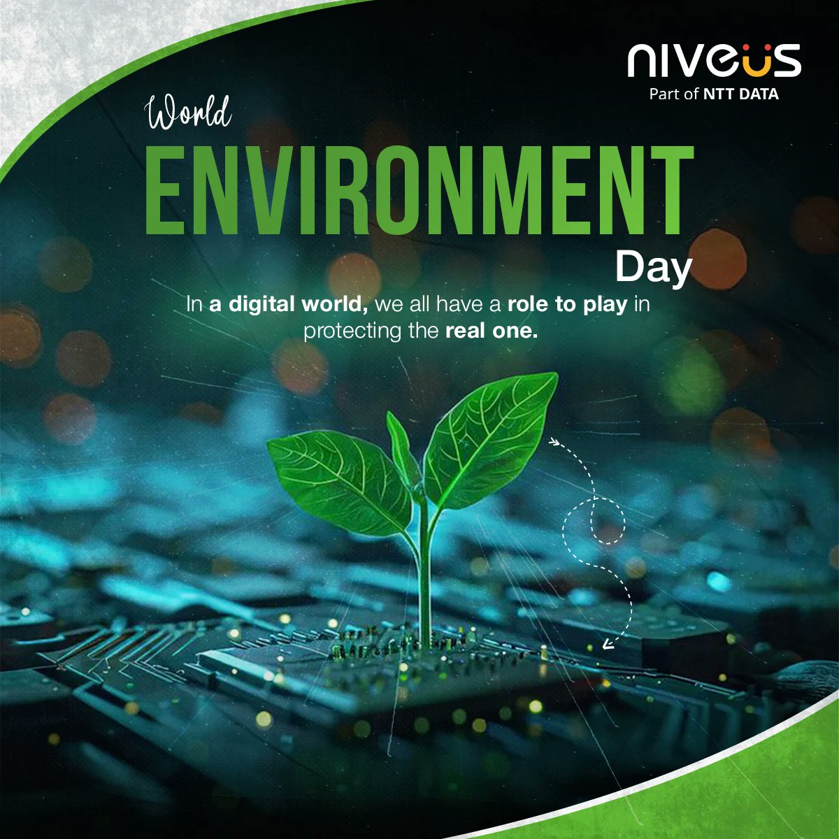 This World Environment Day, let’s see technology not just as a tool we use — but as a responsibility we carry.

From energy-efficient infrastructure to sustainable software design, every choice we make in the digital world impacts the physical one.

#CodeForAGreenerTomrrow