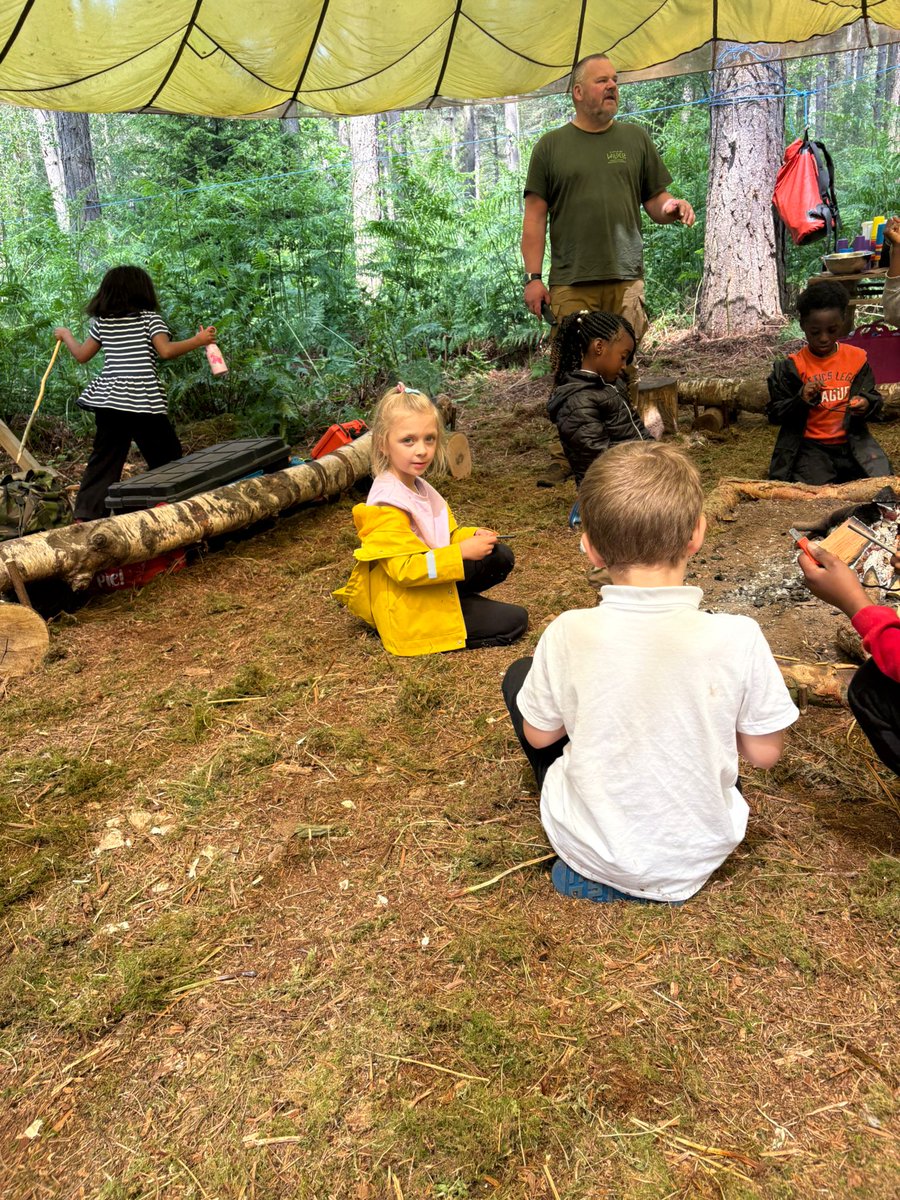 It's not forest school without smores!