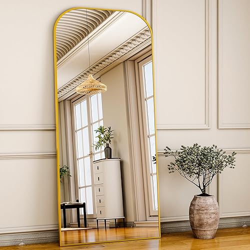 I just received HARRITPURE 71"x26" Full Length Mirror Full Body Mirror Top Rounded Corner Aluminum Frame Hanging or Leaning Wall Floor Mirror with Stand for Living Room Bedroom Cloakroom from dominantme via Throne. Thank you! throne.com/goddesskahli #Wishlist #Throne