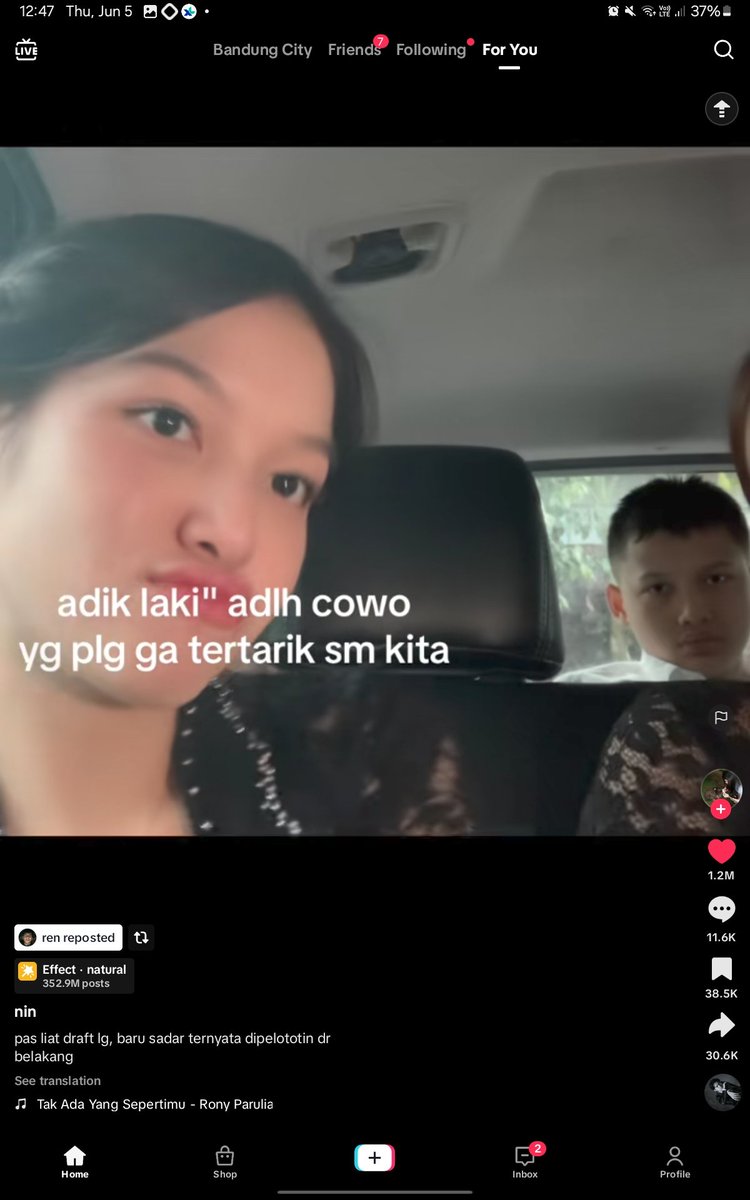 TAI BGT DIREPOST ADEK GUE😭😭😭