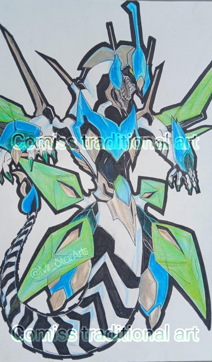 I finished this commission in traditional, on a YuGiOh synchro (New Acount <a href="/Mr_StarArts/">🎨 Mr.Star ⭐✨</a> )

#synchro #yugioh