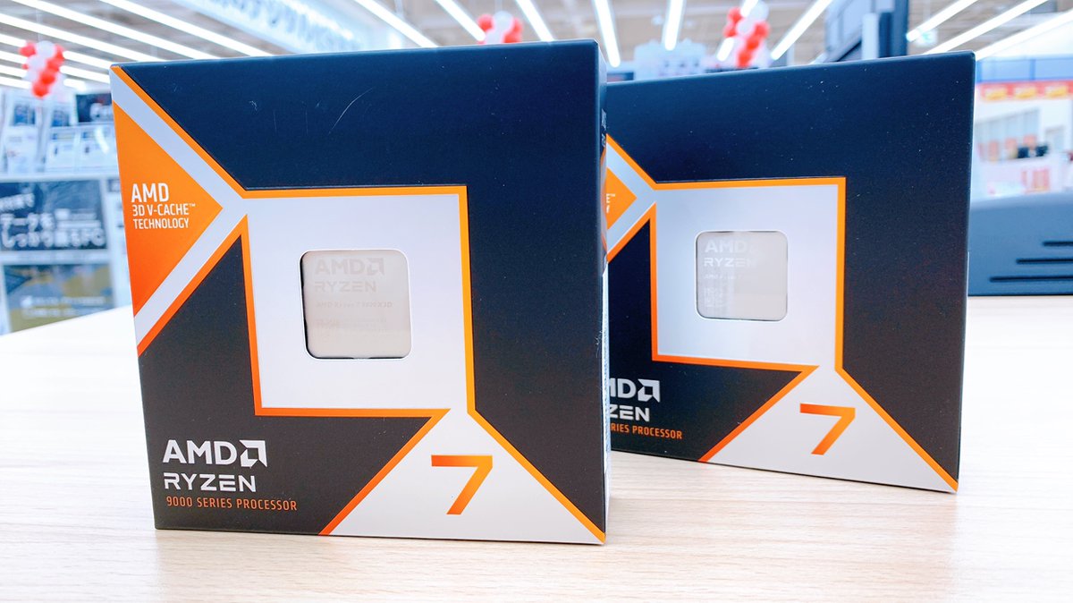 [商品入荷情報🎉]
久々の入荷！
Ryzen7 9800X3D　が入荷しました🎉🎉

お求めの方はぜひ！
※電話でのお取り置きご対応は行っておりません

#AMD #Ryzen7 #PCパーツ