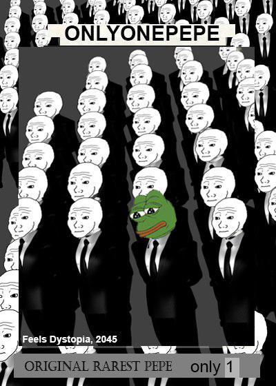 While my Rare Pepes collection is not even 1/20 the value of my punks collection I have to admit - I can imagine the tokenized art space existing without punks but I can't imagine it without Rare Pepes 🤔