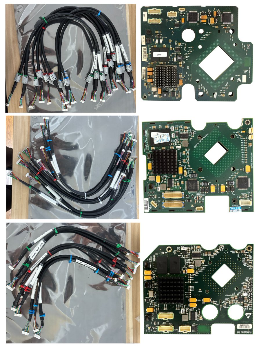 shensharled's tweet photo. 🎬 Barco Projector Format Boards for DP2K-10S / 20C / 32B – now with matching RGB engine cables!
Perfect for cinema projector repair &amp; upgrades.
Reliable. Compatible. Ready to ship.
#BarcoProjector #CinemaTech #DP2K #TheaterMaintenance #DLPRepair https://t.co/owCLxs6mXj