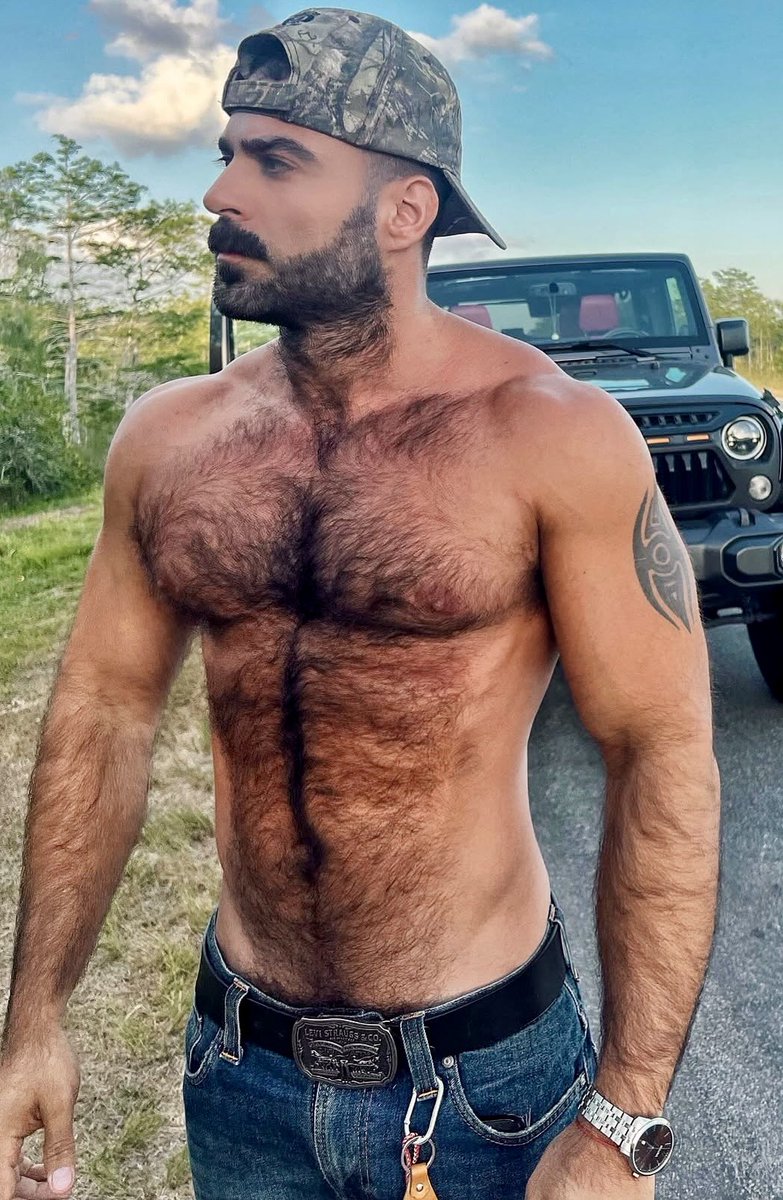 bearwww's tweet photo. This could be borderline perfection for me! 🥵 🔥 

 His coverage/merging fur is a thing of beauty 💜 https://t.co/j6JQOGiSKU