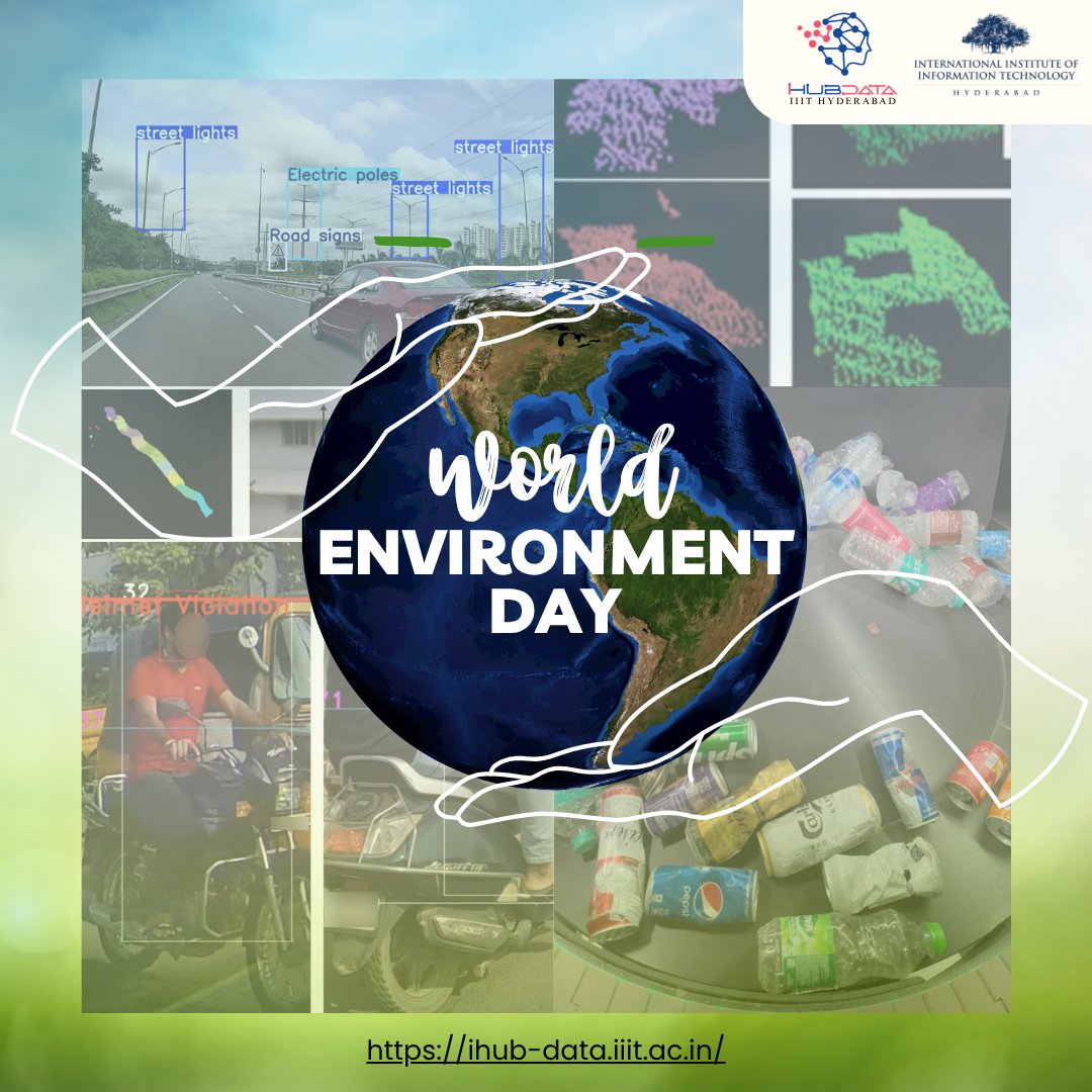 🌍 World Environment Day 2025 
At IHub-Data, IIITH, we publish high-quality open datasets to support data-driven solutions for a healthier planet.
Learn more:
ihub-data.iiit.ac.in | ihub-data.ai
#AIforSustainability