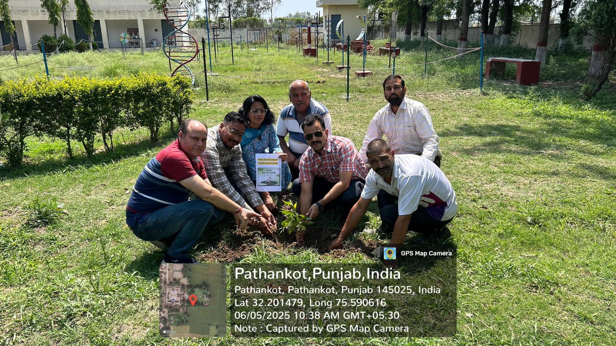 jnv_pathankot's tweet image. 🌿 &quot;Just like a tree gives us breath, a mother gives us life. One tree, one tribute.&quot;
Plantation drive at PMSS JNV Pathankot on 5th June 2025 on WORLD ENVIRONMENT  DAY
#TreeForMother 
#EkPedMaaKeNaam
#GreenTribute 
#RespectMotherEarth