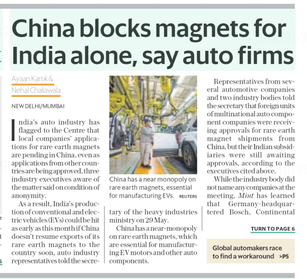 harsh8848's tweet photo. We were busy enjoying the loot of outsourcing scams (remember Satyam 2009?)…while China was making industrial supply chains.
Hum bewakoof bana rahe the…China inverter bana raha tha.
#ThreeIdiots Who is the idiot now? https://t.co/lWYIp9DjWW