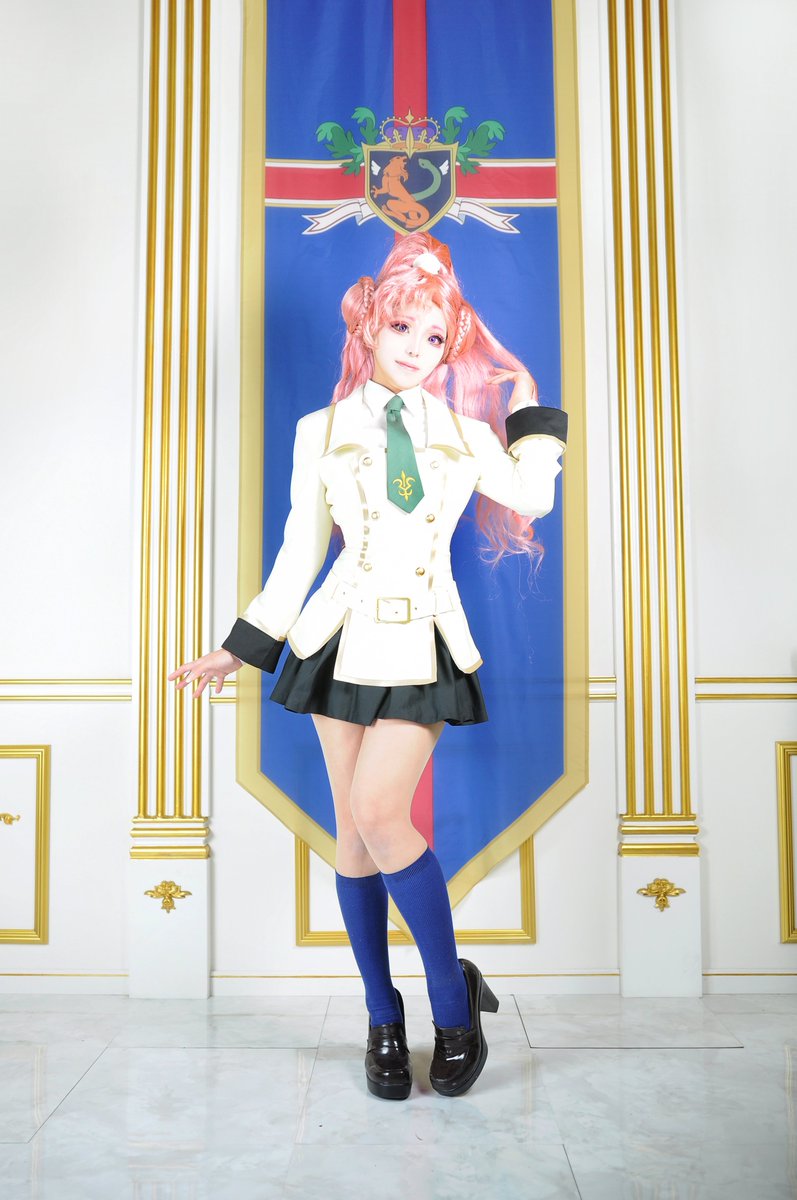 編集完了】学生服ユフィ！この衣装はもう15年以上前、合皮ポロッポロに