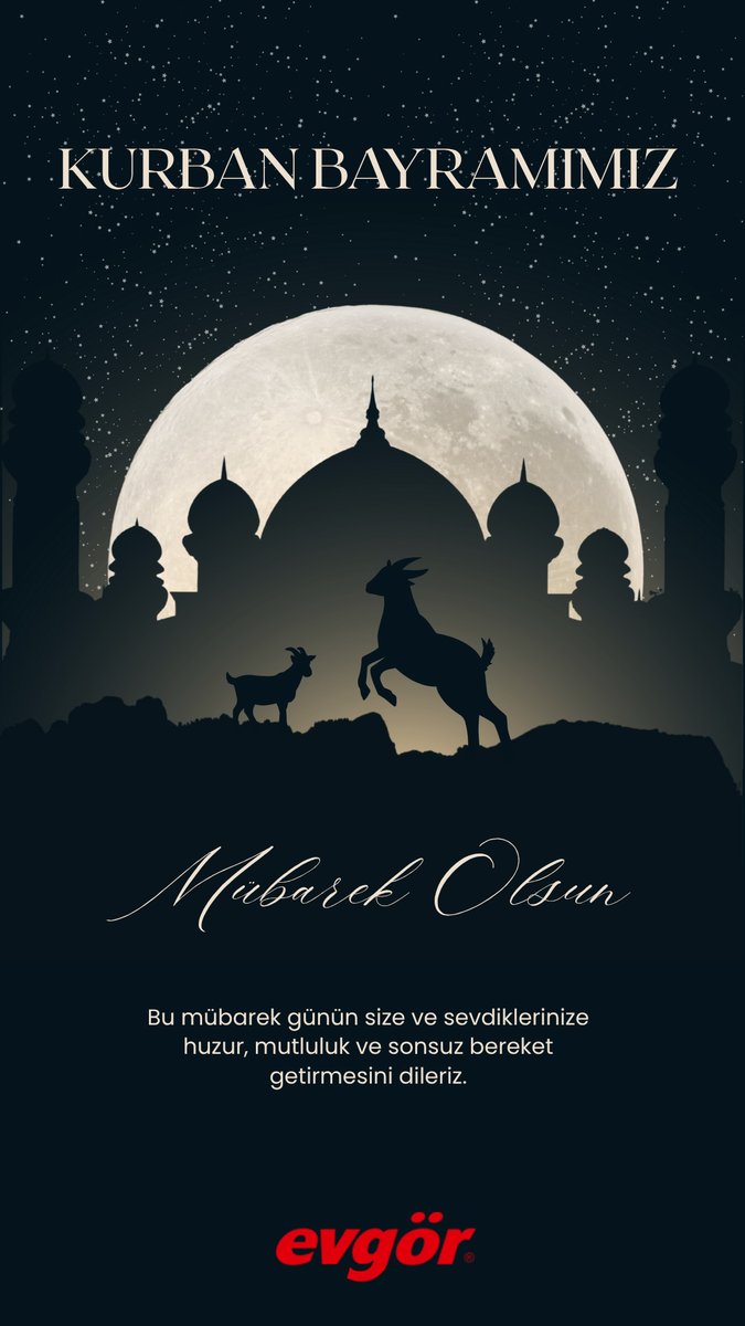 Kurban Bayramı’nın tüm ailenize, milletimize ve insanlığa barış, sağlık ve mutluluk getirmesini temenni ederiz.✨

Paylaşmanın, dayanışmanın ve kardeşliğin anlam kazandığı bu mübarek günlerde, sevdiklerinizle birlikte nice mutlu bayramlar geçirmenizi dileriz.✨
