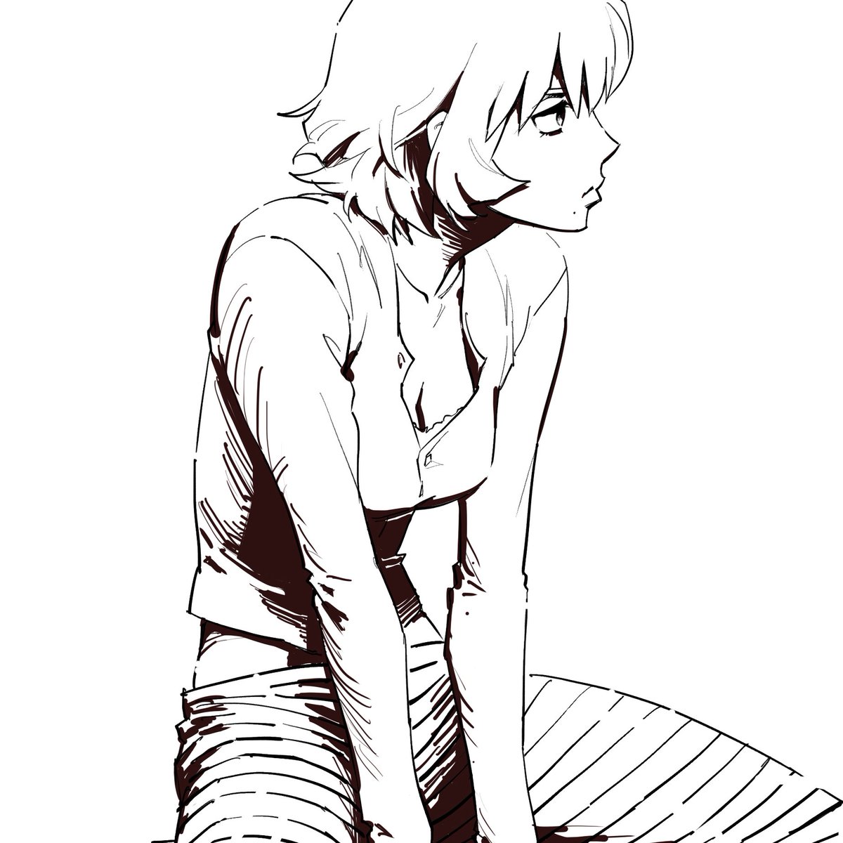 옛날 드로잉 이용해서 연습..
역시 잉크가 많이 들어가는 게 취향인 듯 ㅎㅎㅎ