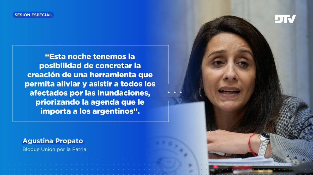 <a href="/vtolosapaz/">Victoria Tolosa Paz</a> <a href="/Juli_Strada/">Julia Strada</a> <a href="/ZapataDiputado/">Carlos Zapata</a> <a href="/Nicolas_Massot/">Nicolás Massot</a> <a href="/NicolasdelCano/">Nicolas del Caño</a> <a href="/LisandroNieri/">Lisandro Nieri</a> <a href="/daianamol/">Daiana Fernandez Molero</a> <a href="/JuanmaLopezAR/">Juan Manuel López</a> <a href="/NataliaSarapura/">Natalia Sarapura</a> <a href="/tomiledesmaok/">Tomás Ledesma</a> <a href="/Turios/">Santiago Santurio 🇦🇷</a> <a href="/rlopezmurphy/">Ricardo López Murphy</a> <a href="/PabloJulianoLP/">Pablo Juliano</a> <a href="/lMartinezAlvaro/">Álvaro Martínez</a> <a href="/LicDanielArroyo/">Daniel Arroyo</a> <a href="/martinmaquieyra/">Martin Maquieyra</a> <a href="/MSoleCarrizo/">Soledad Carrizo</a>