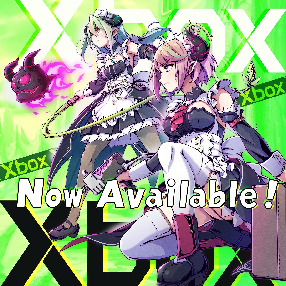 IntiCreatesEN's tweet image. The wait is finally over.
Gal Guardians: Servants of the Dark is now available on Xbox Series X|S and Xbox One!
Illustrator Masanori Itou has drawn a new wallpaper to celebrate! Get it here:
grimguardians.com/SotD/en/specia…
Xbox store page: xbox.com/en-US/games/st…