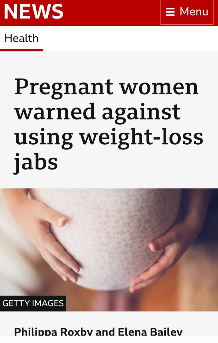Drug safety experts urge caution with weight-loss jabs like Wegovy &amp; Mounjaro in pregnancy due to unknown risks—yet COVID vaccines, also with unknowns, were rolled out at scale to the entire population, including pregnant women, with little hesitation. Caution was sidelined for